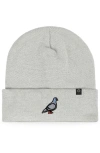 Dalix Pigeon Beanie Cap In Gray