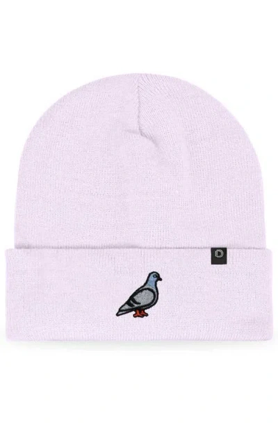 Dalix Pigeon Beanie Cap In Purple