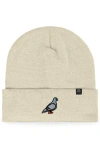 Dalix Pigeon Beanie Cap In Sand