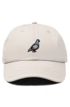 Dalix Pigeon Embroidered Everyday Hat In Beige