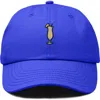 Dalix Pina Colada Embroidered Dad Cap In Blue