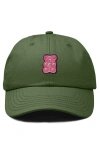 DALIX DALIX PINK GUMMY EMBROIDERED CASUAL CAP