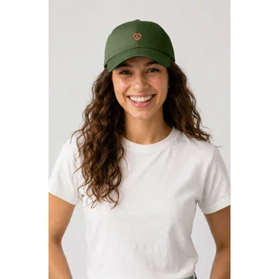 Dalix Pretzel Dad Cap In Green