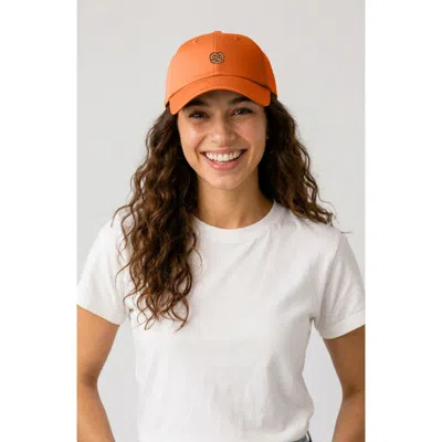 Dalix Pretzel Dad Cap In Orange