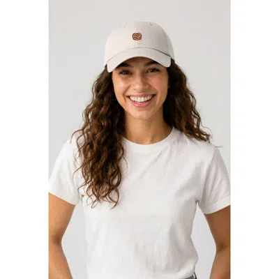 Dalix Pretzel Dad Cap In White