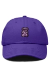 Dalix Purple Gummy Embroidered Cap