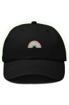 Dalix Rainbow Hat In Black