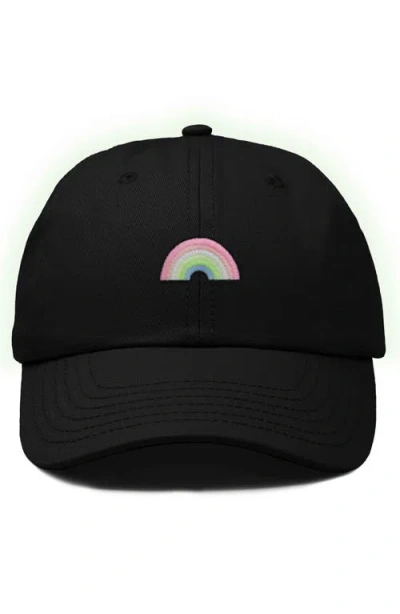 Dalix Rainbow Hat In Black