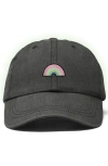 Dalix Rainbow Hat In Gray