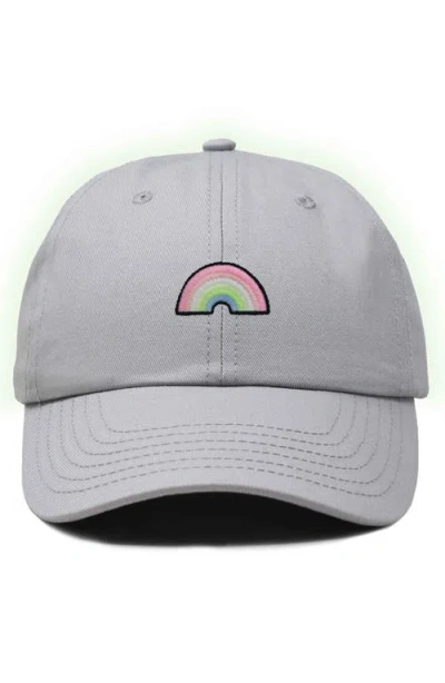Dalix Rainbow Hat In Gray