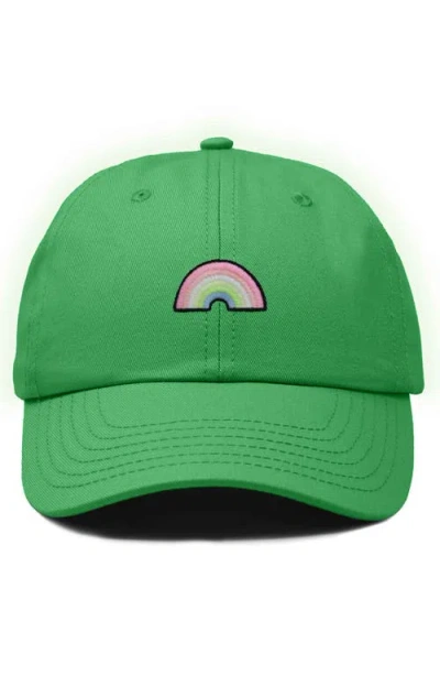 Dalix Rainbow Hat In Kelly Green