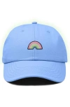 Dalix Rainbow Hat In Light Blue