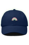 Dalix Rainbow Hat In Navy Blue