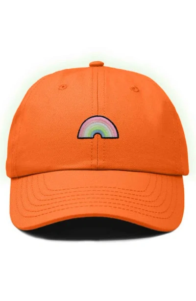 Dalix Rainbow Hat In Orange