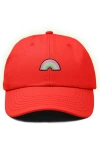 Dalix Rainbow Hat In Red