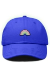 Dalix Rainbow Hat In Royal Blue