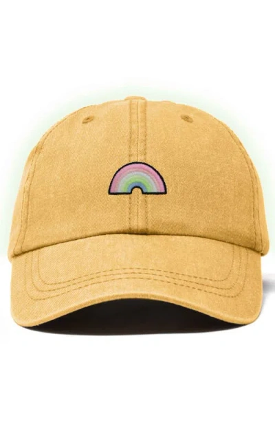 Dalix Rainbow Hat In Washed Gold