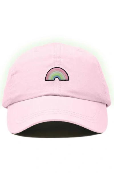Dalix Rainbow Hat In Washed Pink