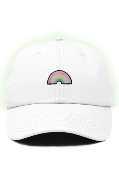 Dalix Rainbow Hat In White