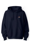Dalix Rainbow Hoodie In Navy Blue