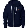 Dalix Rainbow Zip Hoodie In Navy Blue