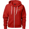 Dalix Rainbow Zip Hoodie In Red