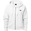 Dalix Rainbow Zip Hoodie In White