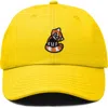 Dalix Red Panda Embroidered Dad Hat In Gold