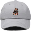 Dalix Red Panda Embroidered Dad Hat In Gray
