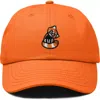 Dalix Red Panda Embroidered Dad Hat In Orange