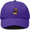 Dalix Red Panda Embroidered Dad Hat In Purple