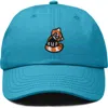 Dalix Red Panda Embroidered Dad Hat In Teal