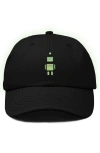 Dalix Robot Hat In Black