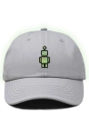 Dalix Robot Hat In Gray