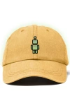 Dalix Robot Hat In Washed Gold