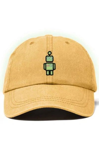 Dalix Robot Hat In Washed Gold
