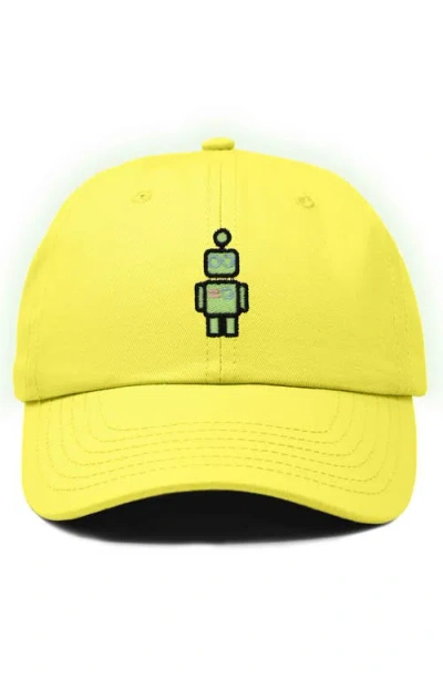 Dalix Robot Hat In Yellow
