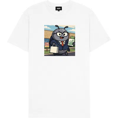 Dalix Roly Poly Tee In White