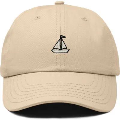 Dalix Sail Dad Cap In Brown