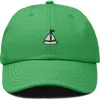 Dalix Sail Dad Cap In Green