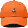 Dalix Sail Dad Cap In Orange