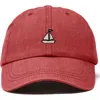 Dalix Sail Dad Cap In Red