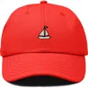 Dalix Sail Dad Cap In Red