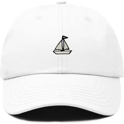 Dalix Sail Dad Cap In White