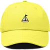 Dalix Sail Dad Cap In Yellow