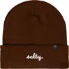 Dalix Salty Beanie Cap In Brown
