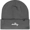Dalix Salty Beanie Cap In Gray