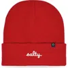 Dalix Salty Beanie Cap In Red