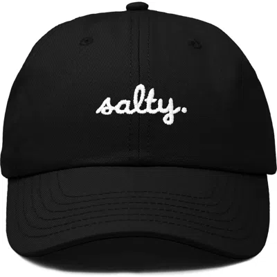 Dalix Salty Embroidered Everyday Hat In Black
