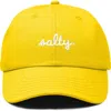 Dalix Salty Embroidered Everyday Hat In Yellow